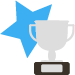Silver-Trophy-Blue- Star