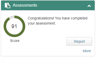 Assessments Widget